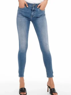 ONLBLUSH Taille moyenne Skinny Fit Longueur cheville Jeans