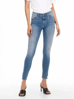ONLBLUSH Taille moyenne Skinny Fit Longueur cheville Jeans