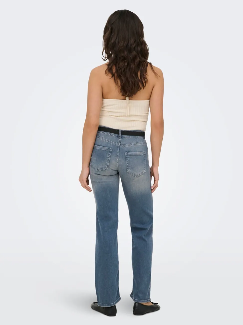 ONLBLUSH Taille moyenne Straight Fit Jeans