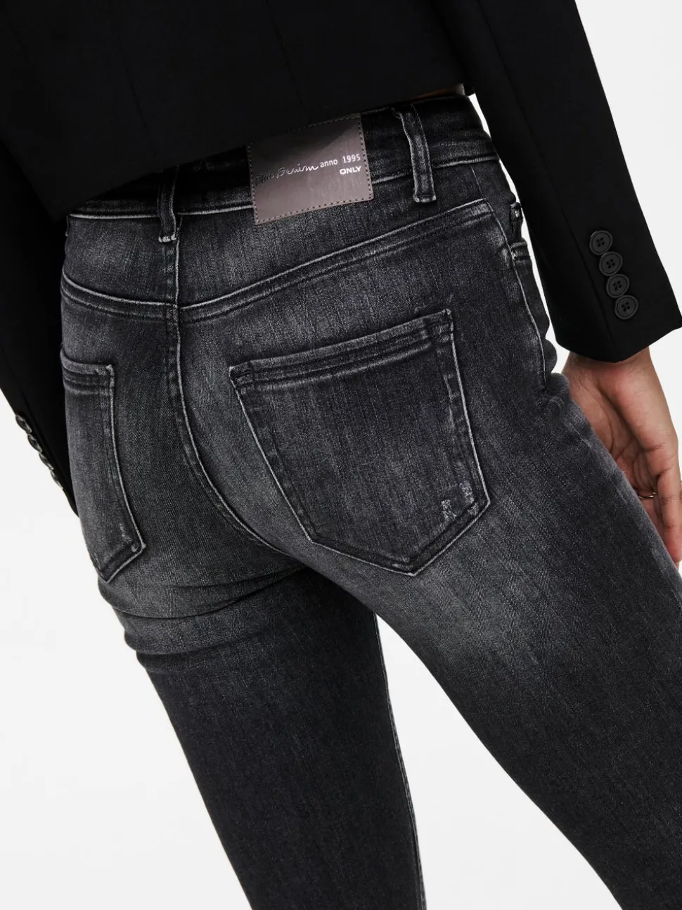 ONLBLUSH Taille moyenne Skinny Fit Longueur cheville Jeans