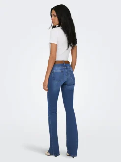 ONLBLUSH Taille moyenne Flared Fit Jeans
