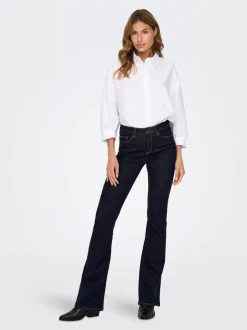 ONLBLUSH Taille moyenne Flared Fit Jeans