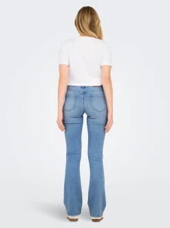 ONLBLUSH Taille moyenne Flared Fit Jeans