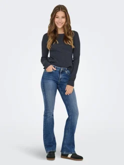 ONLBLUSH Taille moyenne Flared Fit Jeans