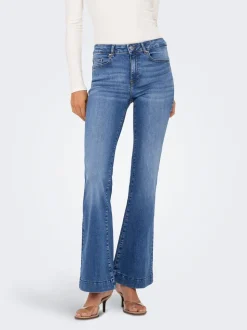 ONLBLUSH Taille moyenne Retro Flared Fit Jeans