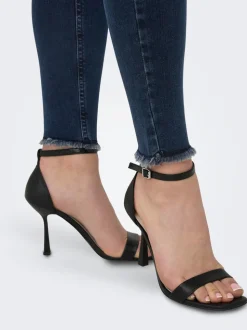 ONLBLUSH Taille moyenne Skinny Fit Longueur cheville Jeans