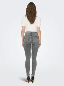 ONLBLUSH Taille moyenne Skinny Fit Longueur cheville Jeans