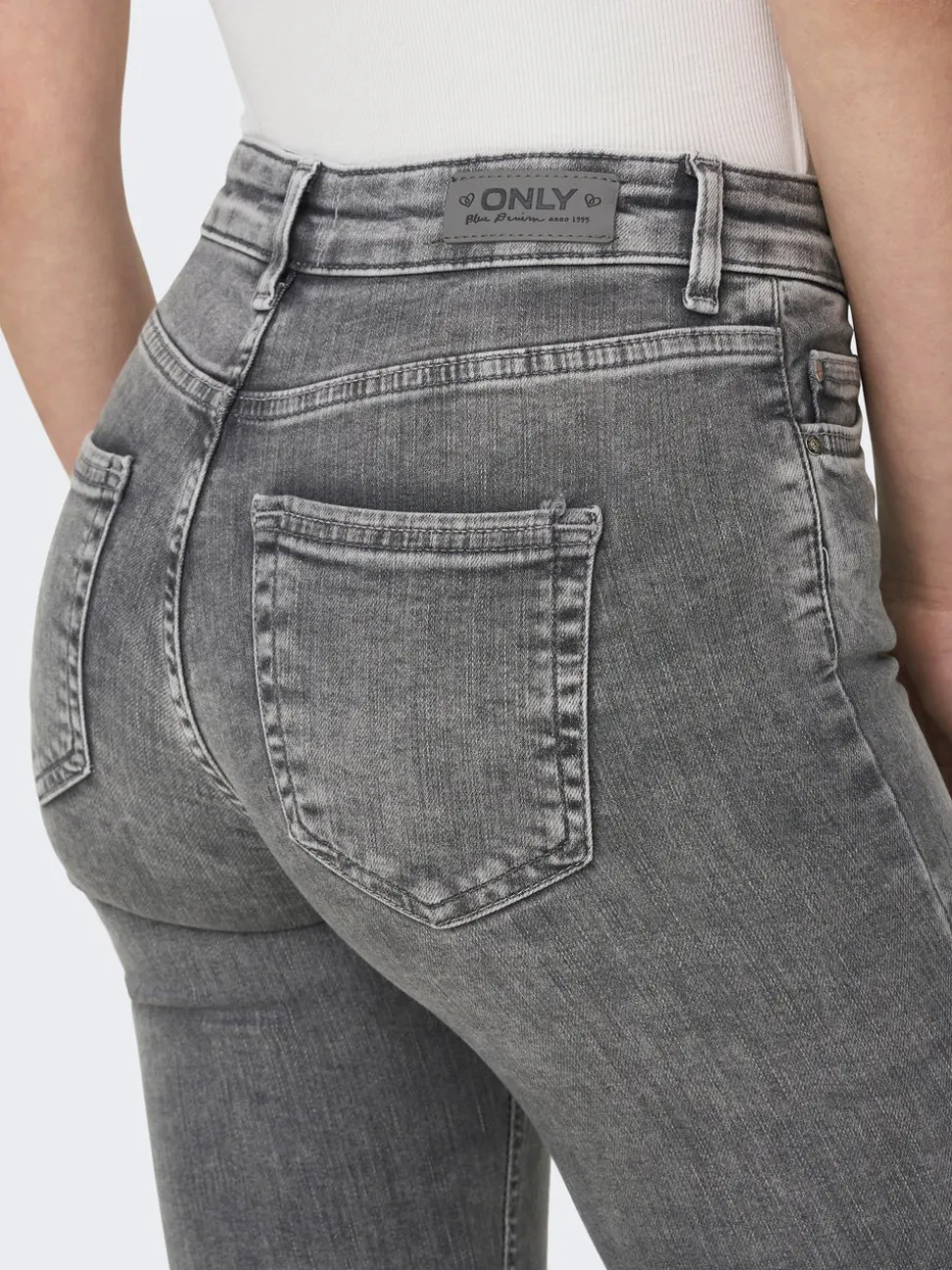 ONLBLUSH Taille moyenne Skinny Fit Longueur cheville Jeans