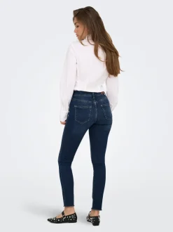 ONLBLUSH Taille moyenne Skinny Fit Longueur cheville Jeans