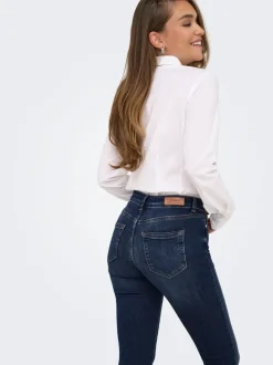 ONLBLUSH Taille moyenne Skinny Fit Longueur cheville Jeans