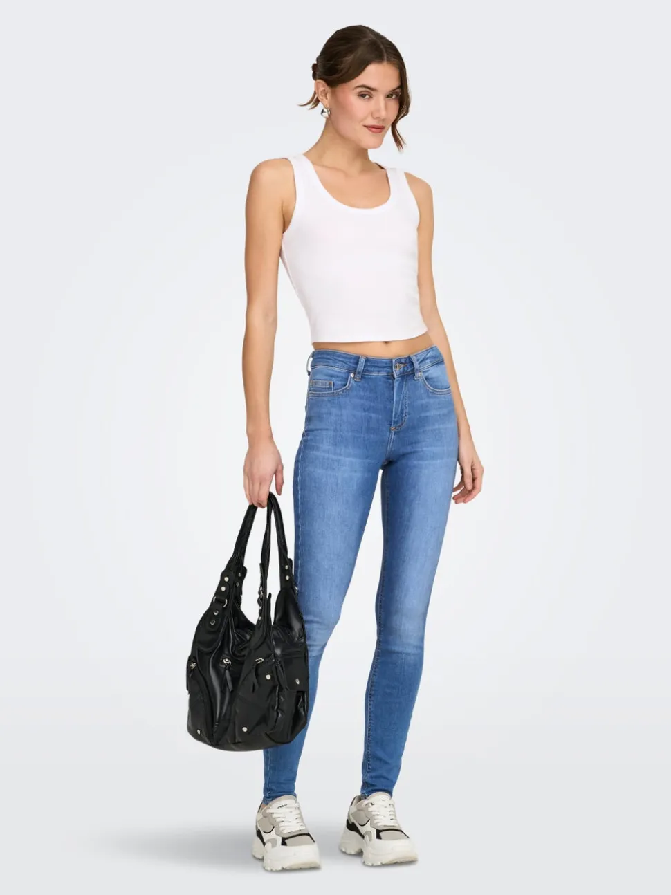 ONLBLUSH Taille moyenne Skinny Fit Jeans