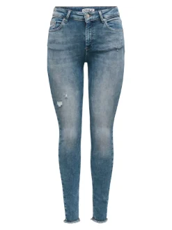 ONLBLUSH Taille moyenne Skinny Fit Longueur cheville Jeans