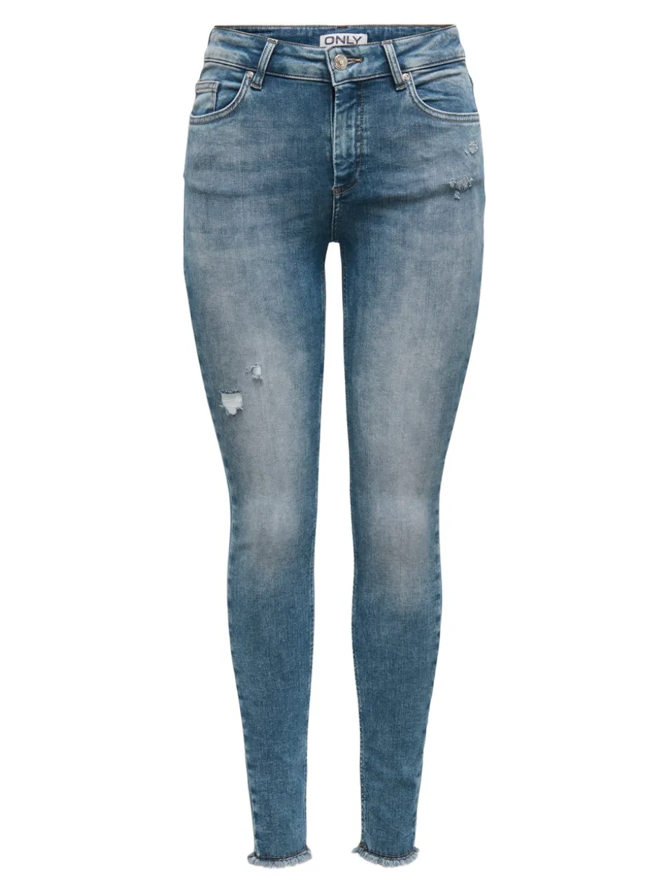 ONLBLUSH Taille moyenne Skinny Fit Longueur cheville Jeans