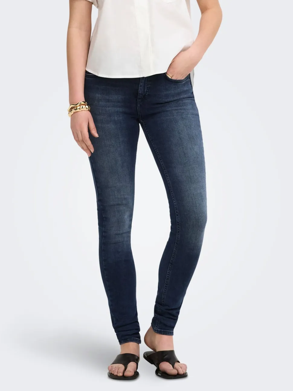 ONLBLUSH Taille moyenne Skinny Fit Jeans