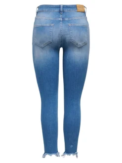 ONLBLUSH Taille moyenne Skinny Fit Longueur cheville Jeans