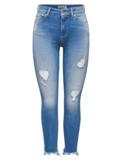 ONLBLUSH Taille moyenne Skinny Fit Longueur cheville Jeans