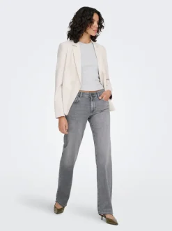 ONLBLUSH Taille moyenne Straight Fit Jeans