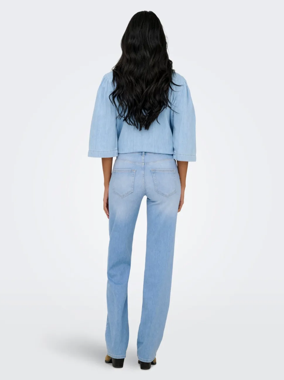 ONLBLUSH Taille moyenne Straight Fit Jeans