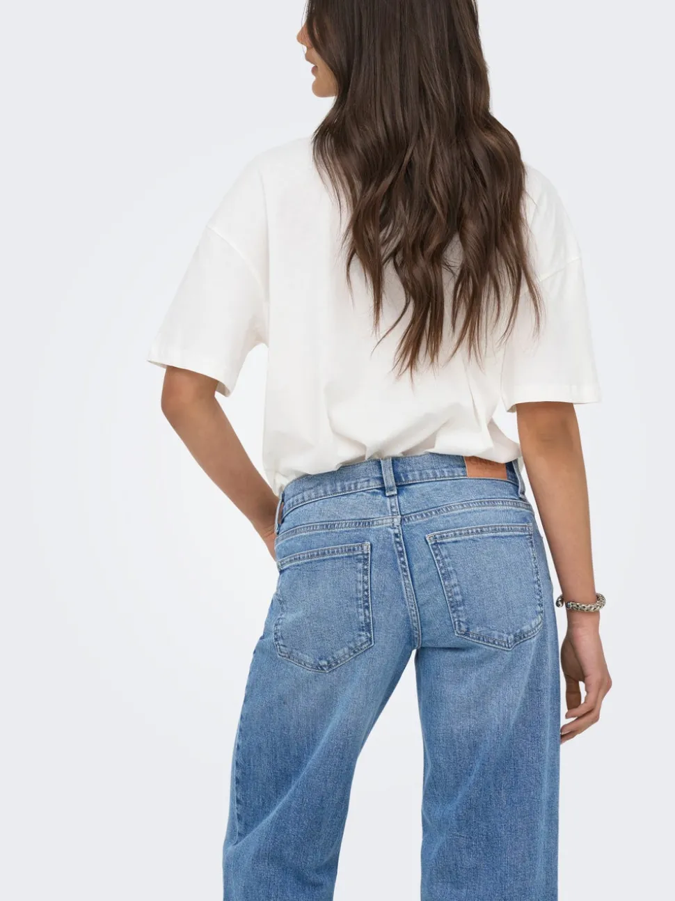 ONLBRENDA Taille basse Wide Leg Fit Jeans