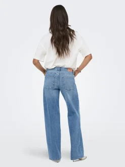 ONLBRENDA Taille basse Wide Leg Fit Jeans