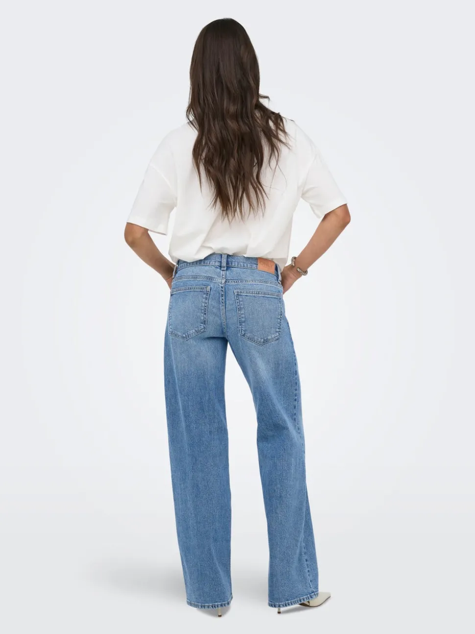 ONLBRENDA Taille basse Wide Leg Fit Jeans