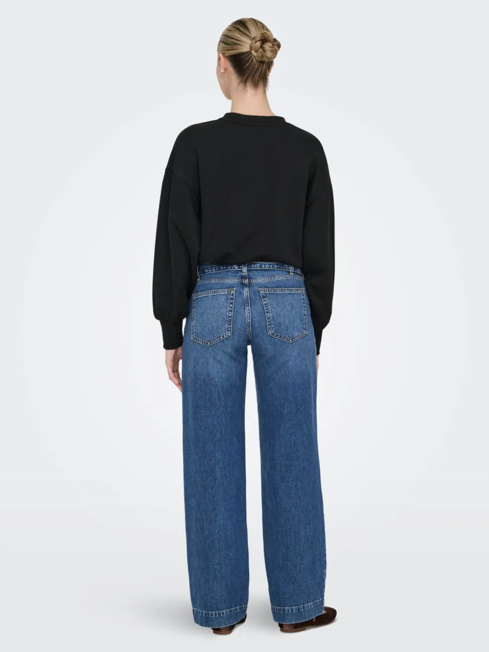 ONLBRENDA Taille basse Wide Leg Fit Jeans