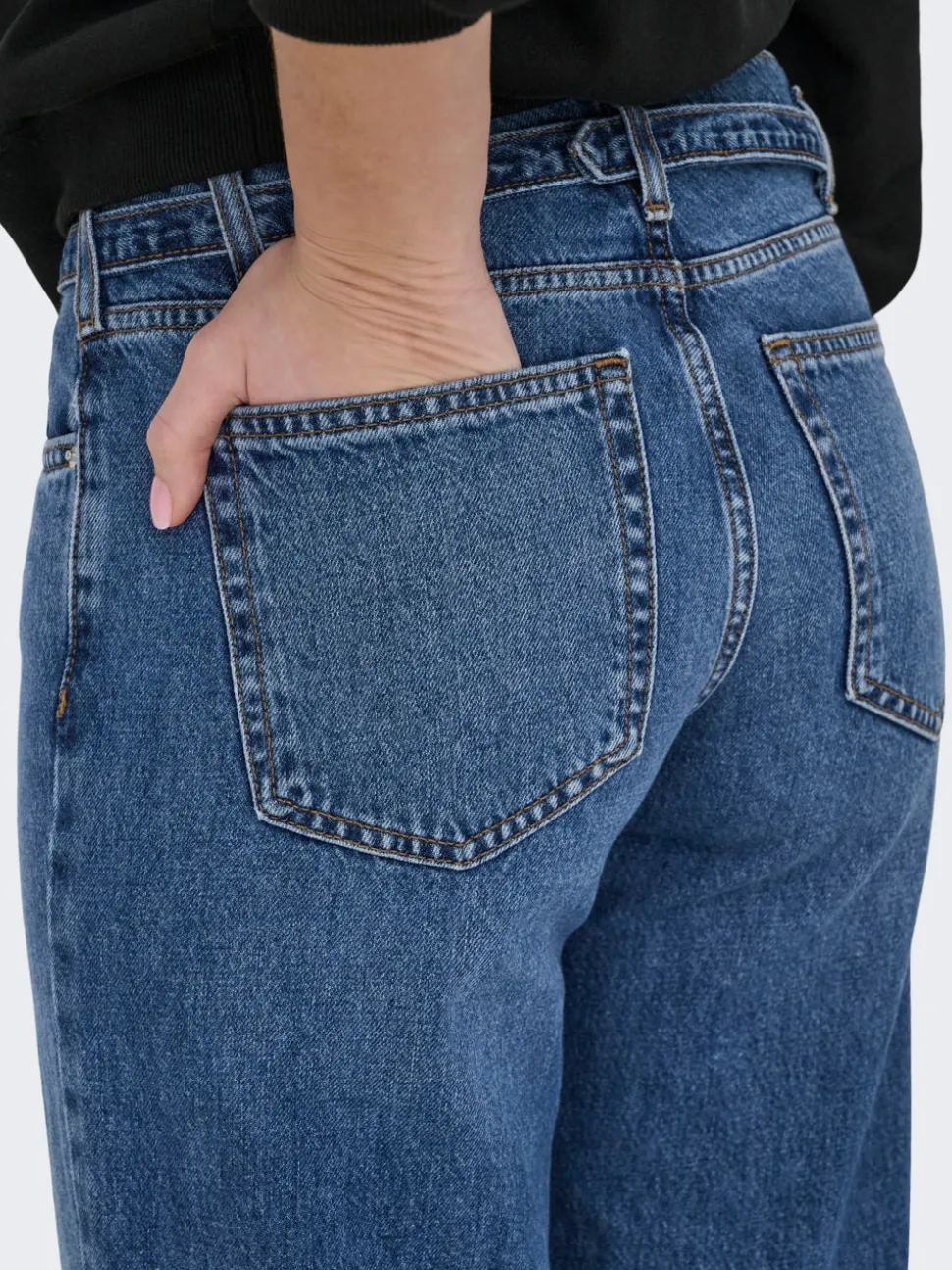 ONLBRENDA Taille basse Wide Leg Fit Jeans