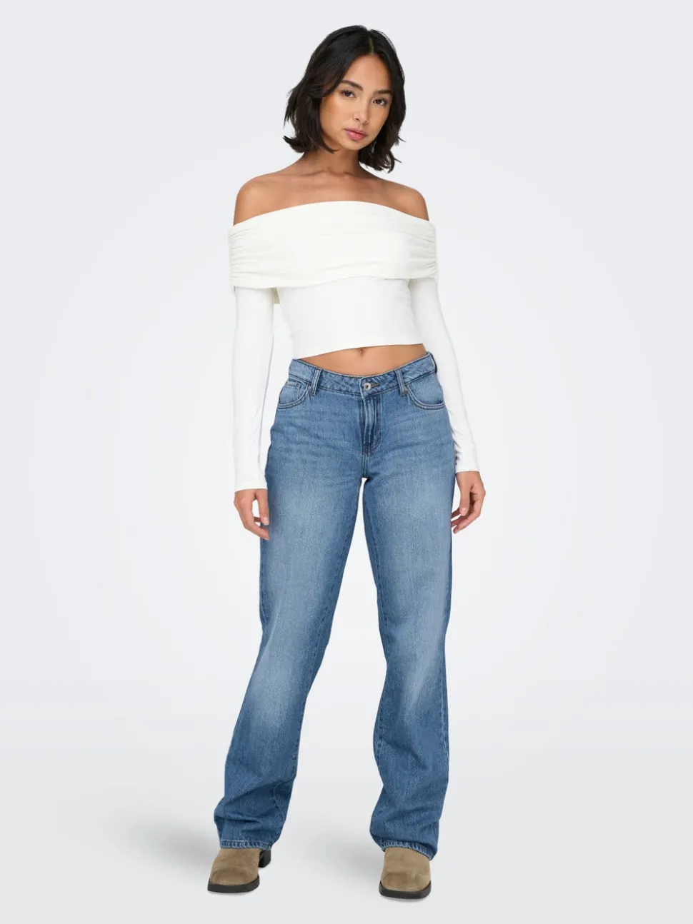 ONLBRITNEY Taille basse Straight Fit Jeans