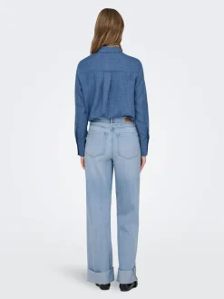 ONLBROOME Taille haute Wide Leg Fit Jeans