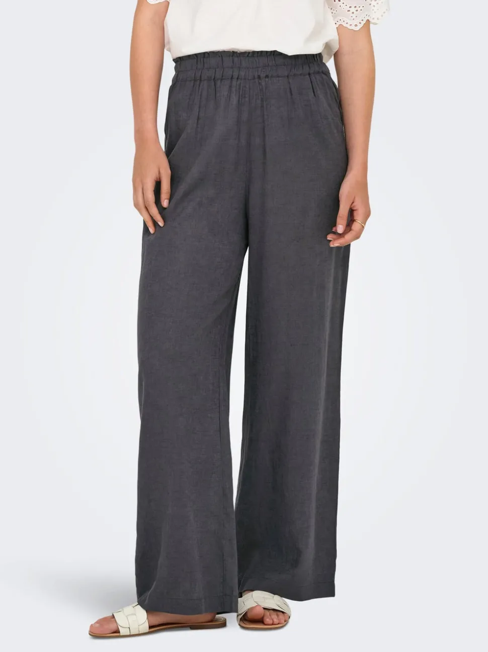 ONLBRUXELLES Straight Fit Lin Pantalon