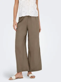 ONLBRUXELLES Straight Fit Lin Pantalon