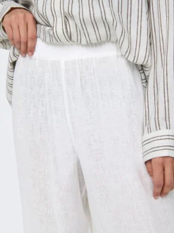 ONLBRUXELLES Straight Fit Lin Pantalon