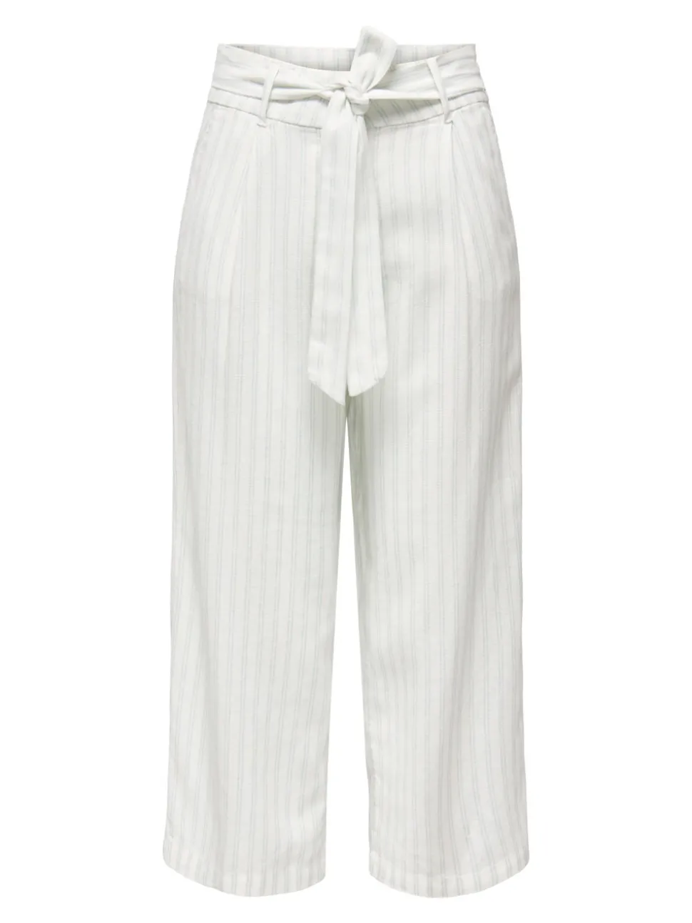 ONLCARO Cropped Fit Lin Pantalon à jambe large