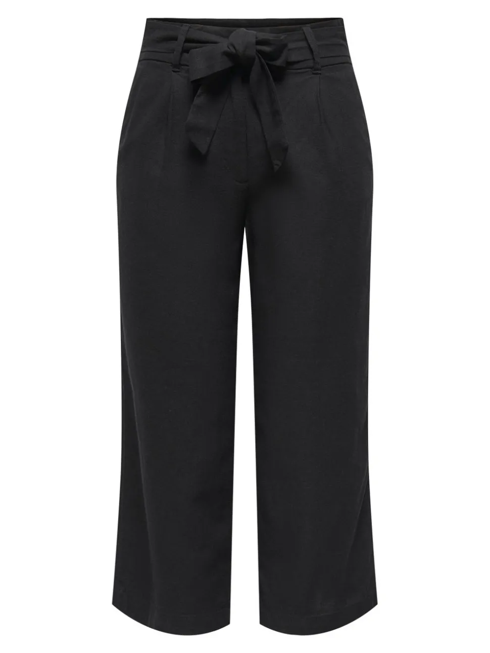ONLCARO Cropped Fit Lin Pantalon à jambe large