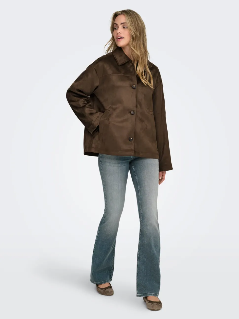 ONLCAROLINA Veste en daim