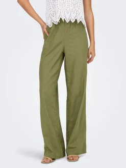 ONLCARO Loose Fit Lin Pantalon
