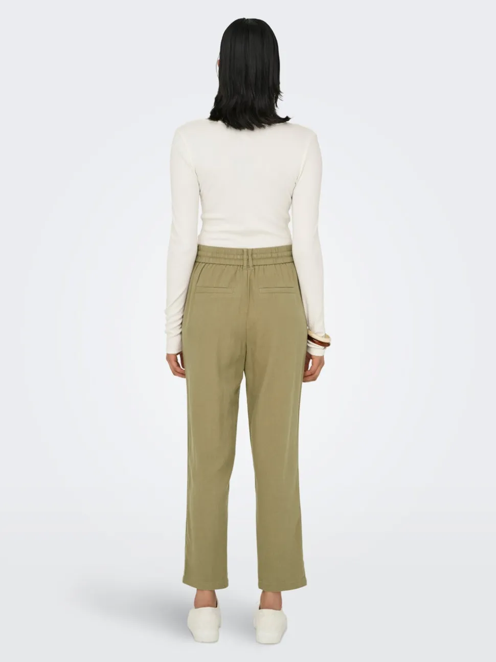 ONLCARO-POPTRASH Comfort Fit Lin Pantalon