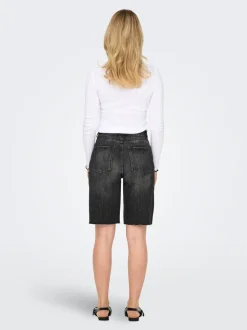ONLCARO Taille moyenne Loose Fit Short en denim