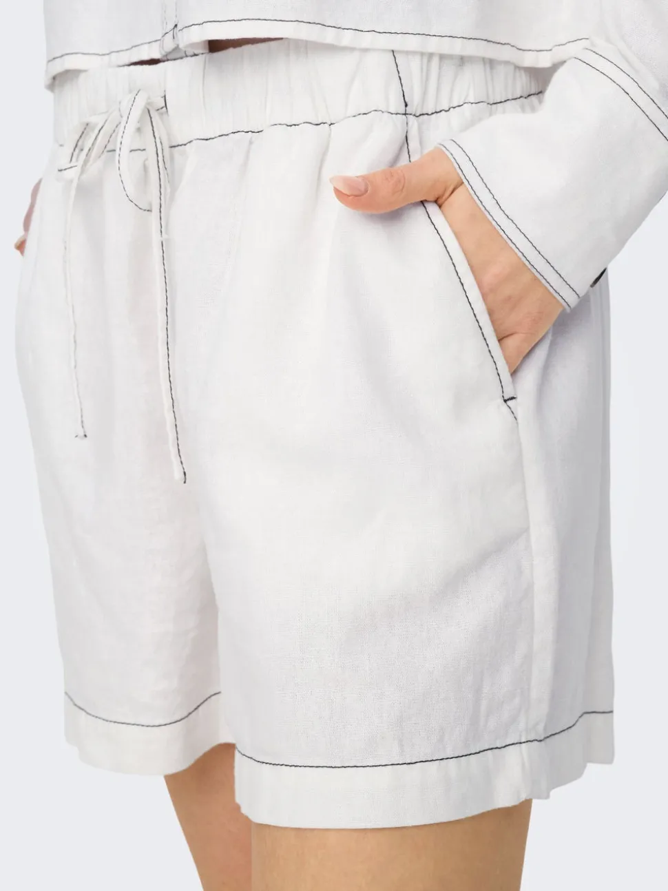 ONLCARO Taille moyenne Regular Fit Lin Short