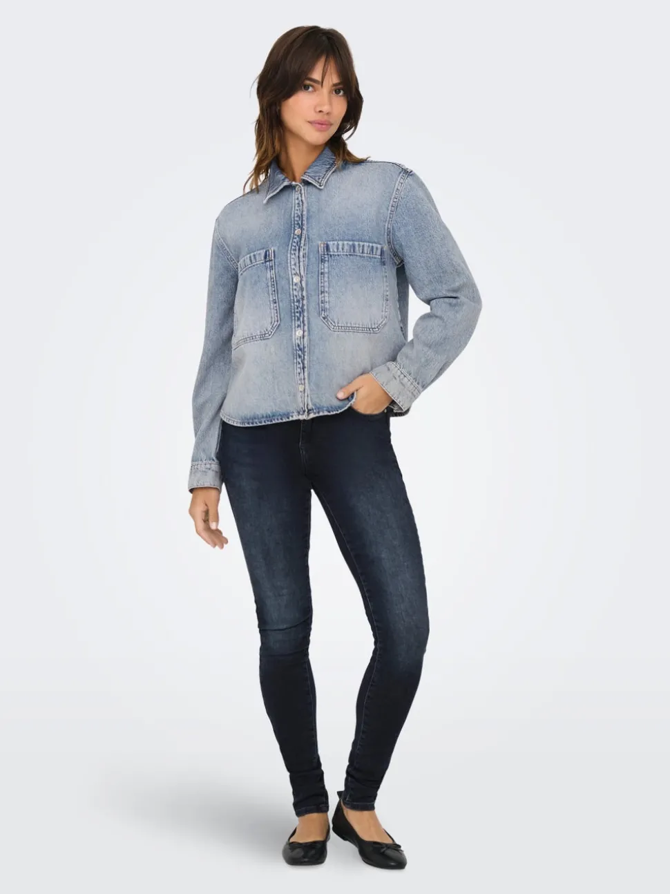 ONLCASSIE Chemise en denim
