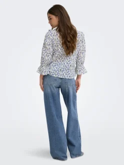 ONLCHARLOT Taille moyenne Wide Leg Fit Jeans