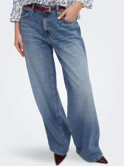ONLCHARLOT Taille moyenne Wide Leg Fit Jeans