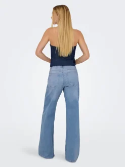 ONLCHRIS Taille basse Wide Leg Fit Jeans