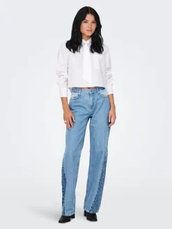 ONLCOBAIN Taille moyenne Wide Leg Fit Jeans