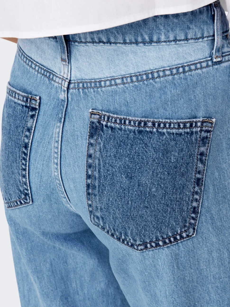 ONLCOBAIN Taille moyenne Wide Leg Fit Jeans