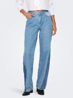 ONLCOBAIN Taille moyenne Wide Leg Fit Jeans
