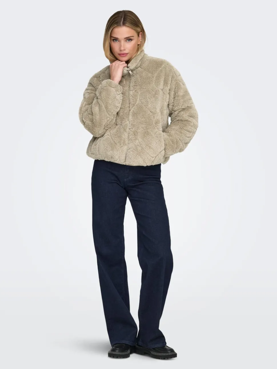 ONLCONTACT Manteau en peluche