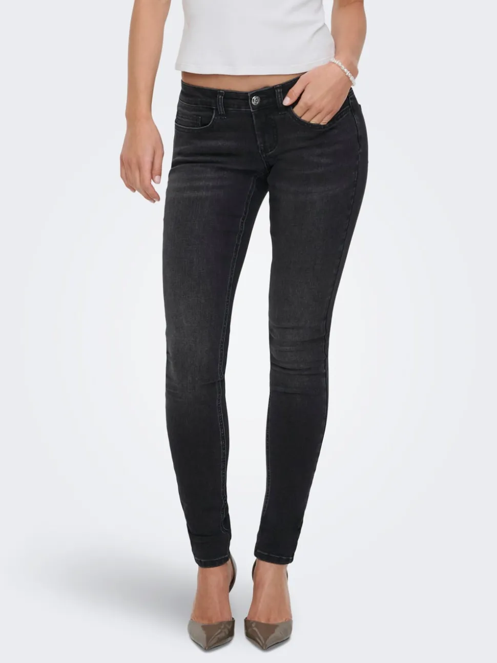 ONLCORAL Taille basse Skinny Fit Jeans