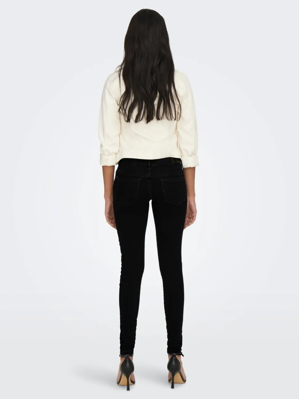 ONLCORAL Taille extra basse Skinny Fit Jeans