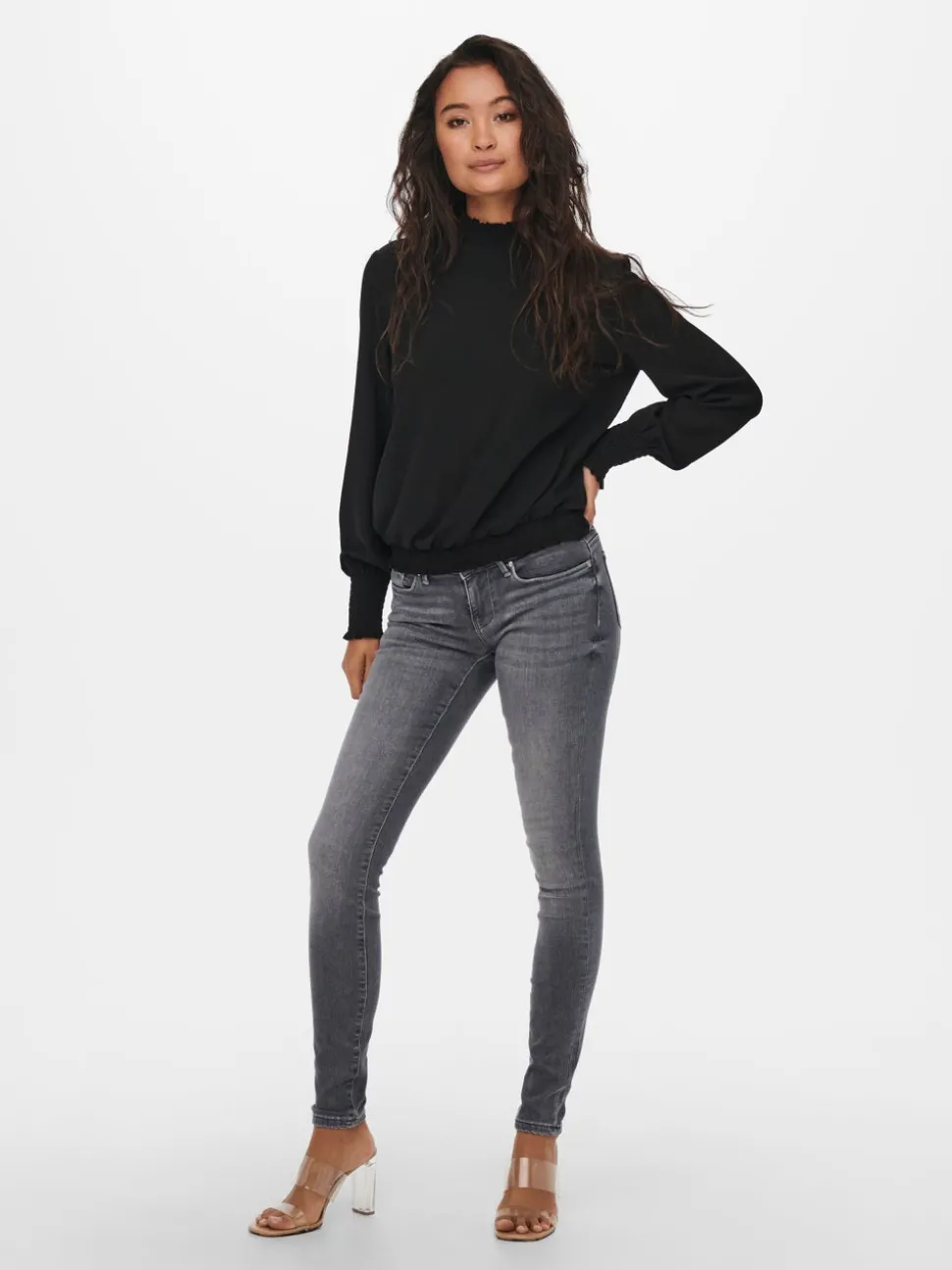 ONLCORAL Taille extra basse Skinny Fit Jeans